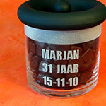 glasgravure drop pot