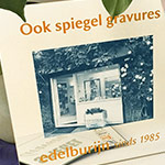 spiegel gravures met tekst foto afbeelding, mooi cadeau